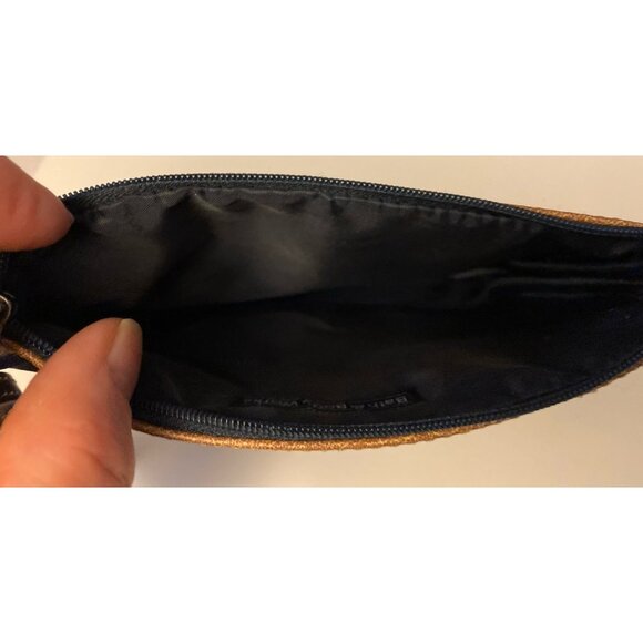 Bath & Body Works Blue Denim Travel Bag Cosmetics Case Southwest Mini Retro Y2K - Picture 5 of 8